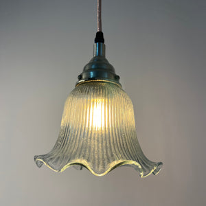 Blumenlampe Glas aus Dänemark
