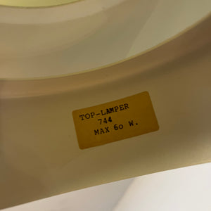 Lamellenlampe Modell 744 weiß von Top Lamper