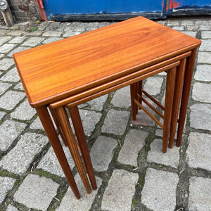 Satztische Teak von Opal Kleinmöbel