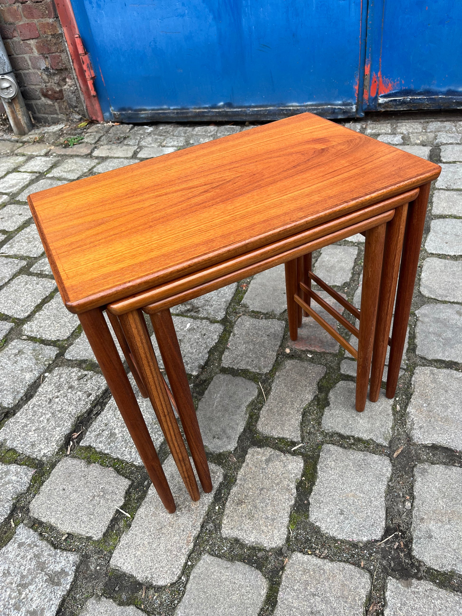 Satztische Teak von Opal Kleinmöbel