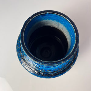 Vase Serie Rimini Blu von Aldo Londi für Bitossi