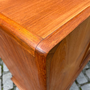 Highboard mit Vitrine Teak aus Dänemark