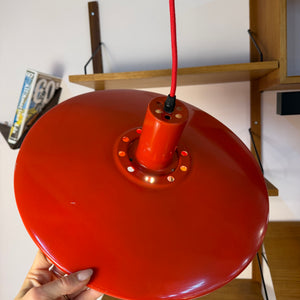 Lamellenlampe rot aus Dänemark