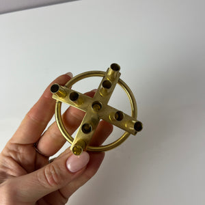 Kerzenständer Messing von Scandia Design Hellerup