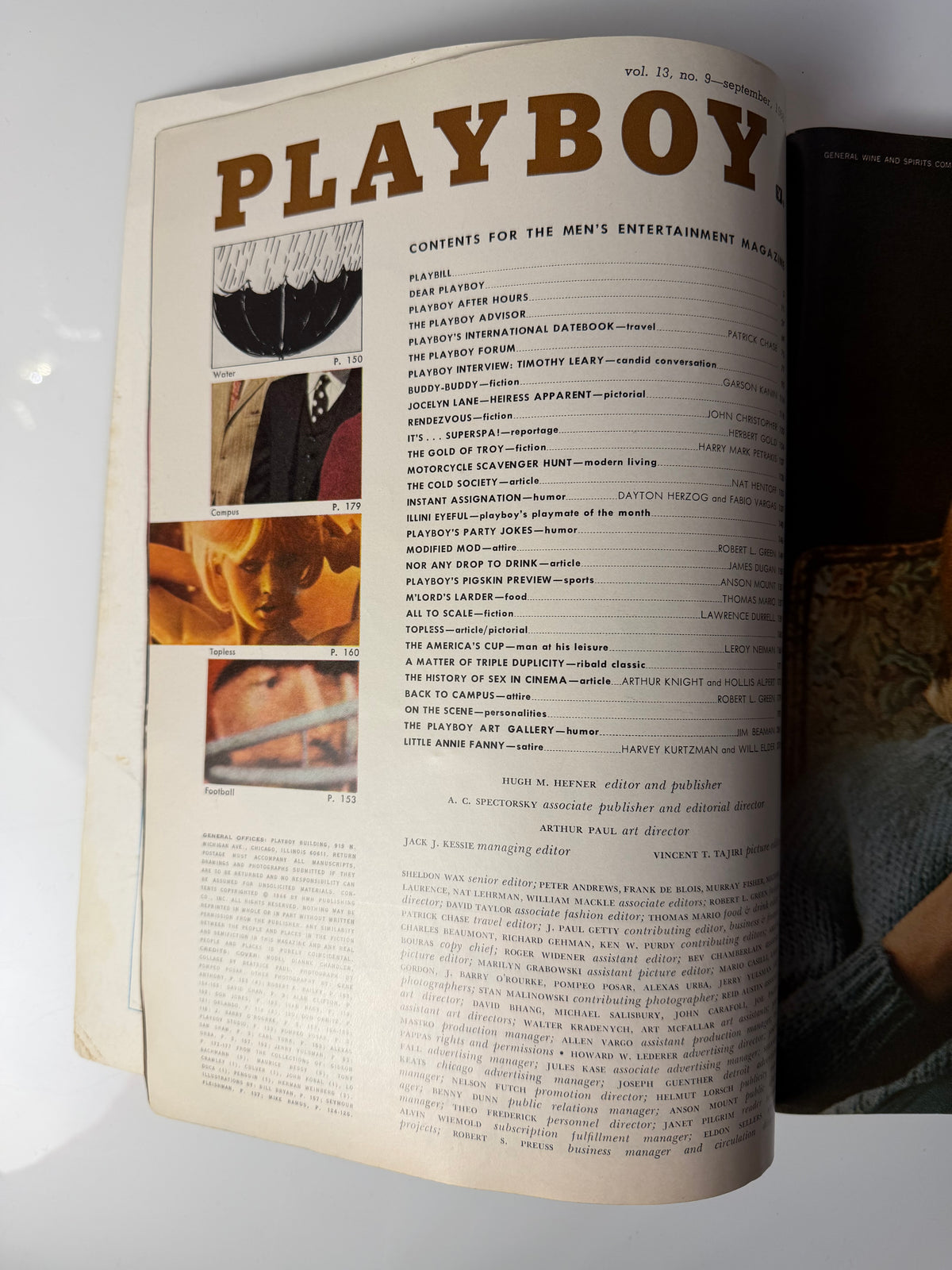 Playboy - Amerikanische Ausgabe September 1966