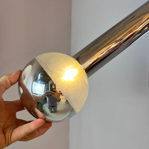 Hängelampe Big Globe Chrom 39 cm von Motoko Ishii für STAFF