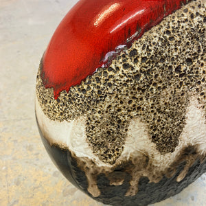 Bodenvase 102/50 rot braun von Dümler & Breiden