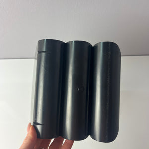 Briefhalter schwarz 70er Space Age Ära