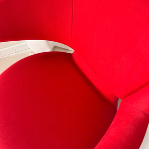 Drehsessel rot von Aki Toshiyuki Kita für Cassina
