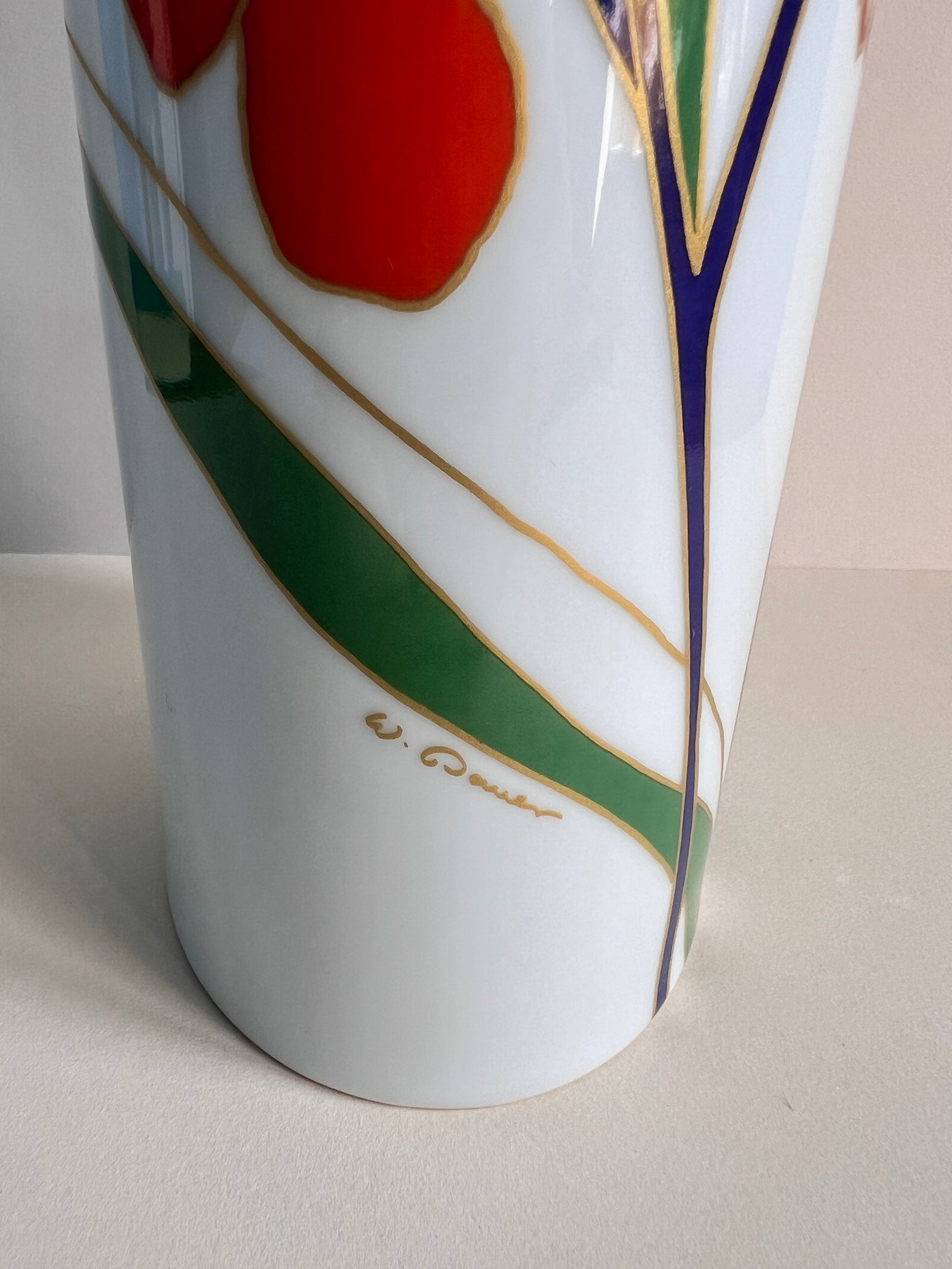 Vase von Wolf Bauer für Rosenthal