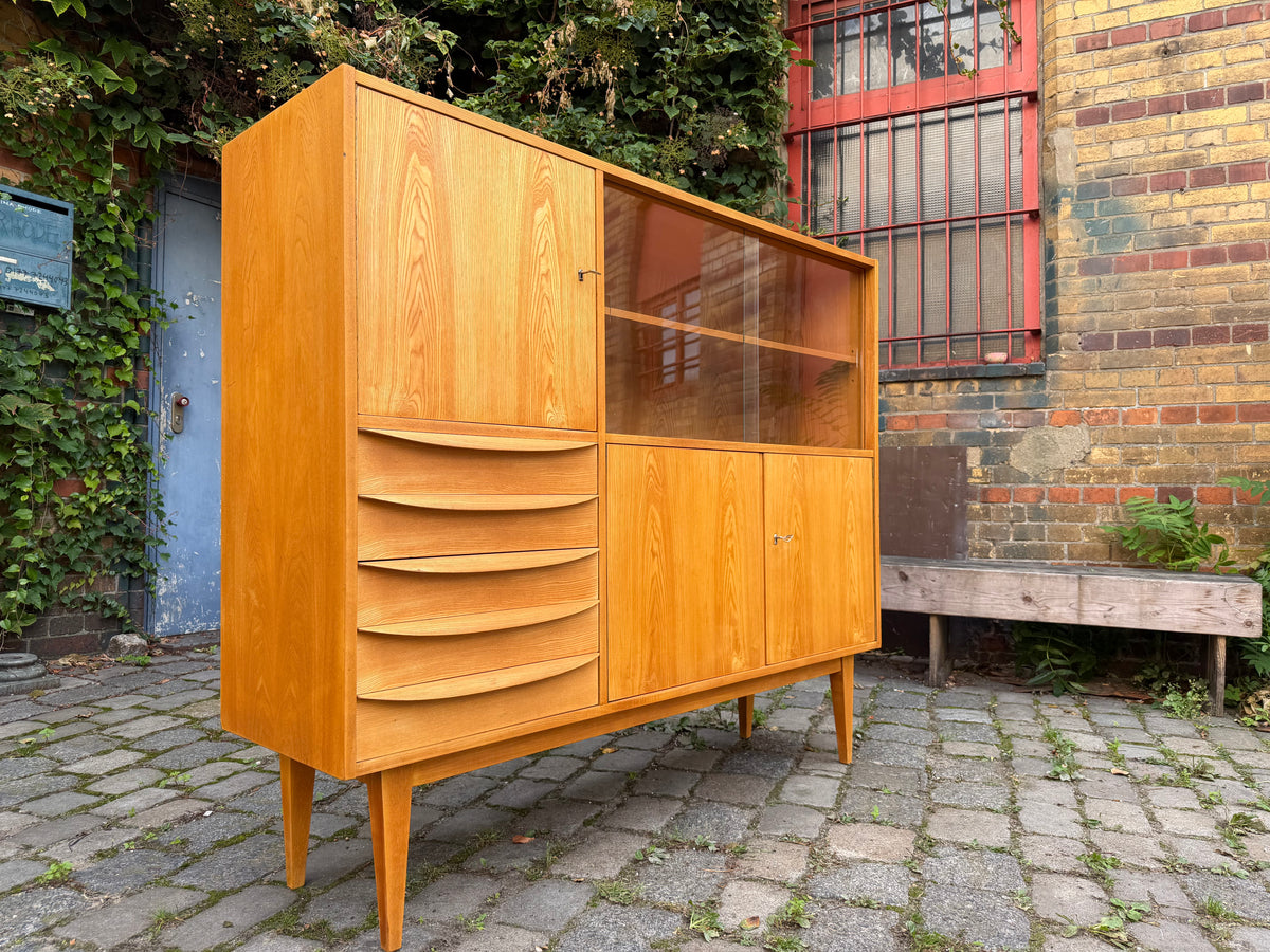 Highboard Typ 602/G Esche von Franz Ehrlich für Hellerau