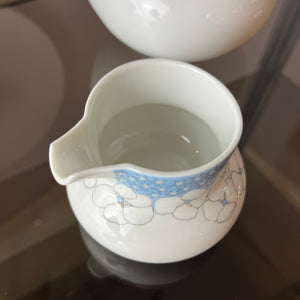 Set: Kaffeeservice Kiruna Garden weiß blau von Thomas