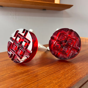 Set Kleiderhaken rot