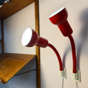 Wandlampe Type 504 rot von Horn