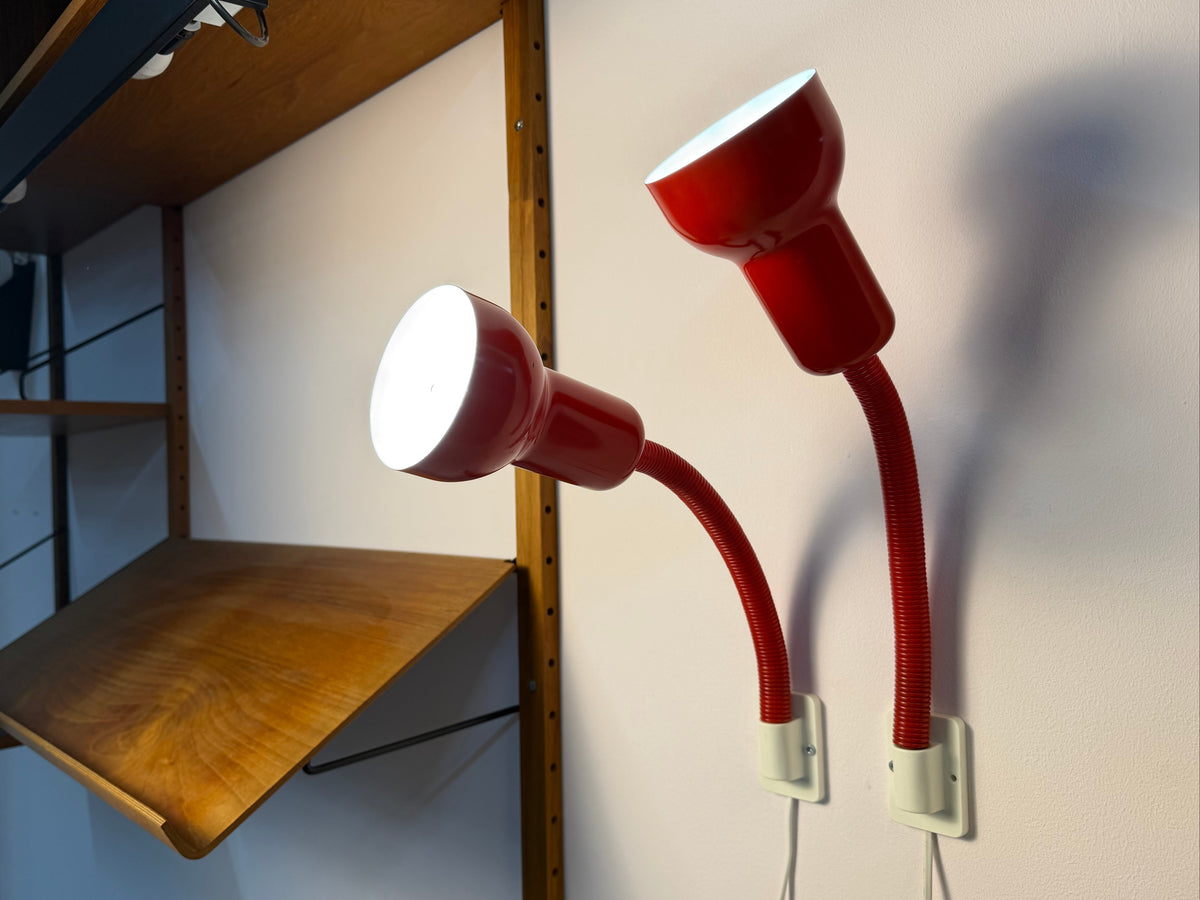 Wandlampe Type 504 rot von Horn