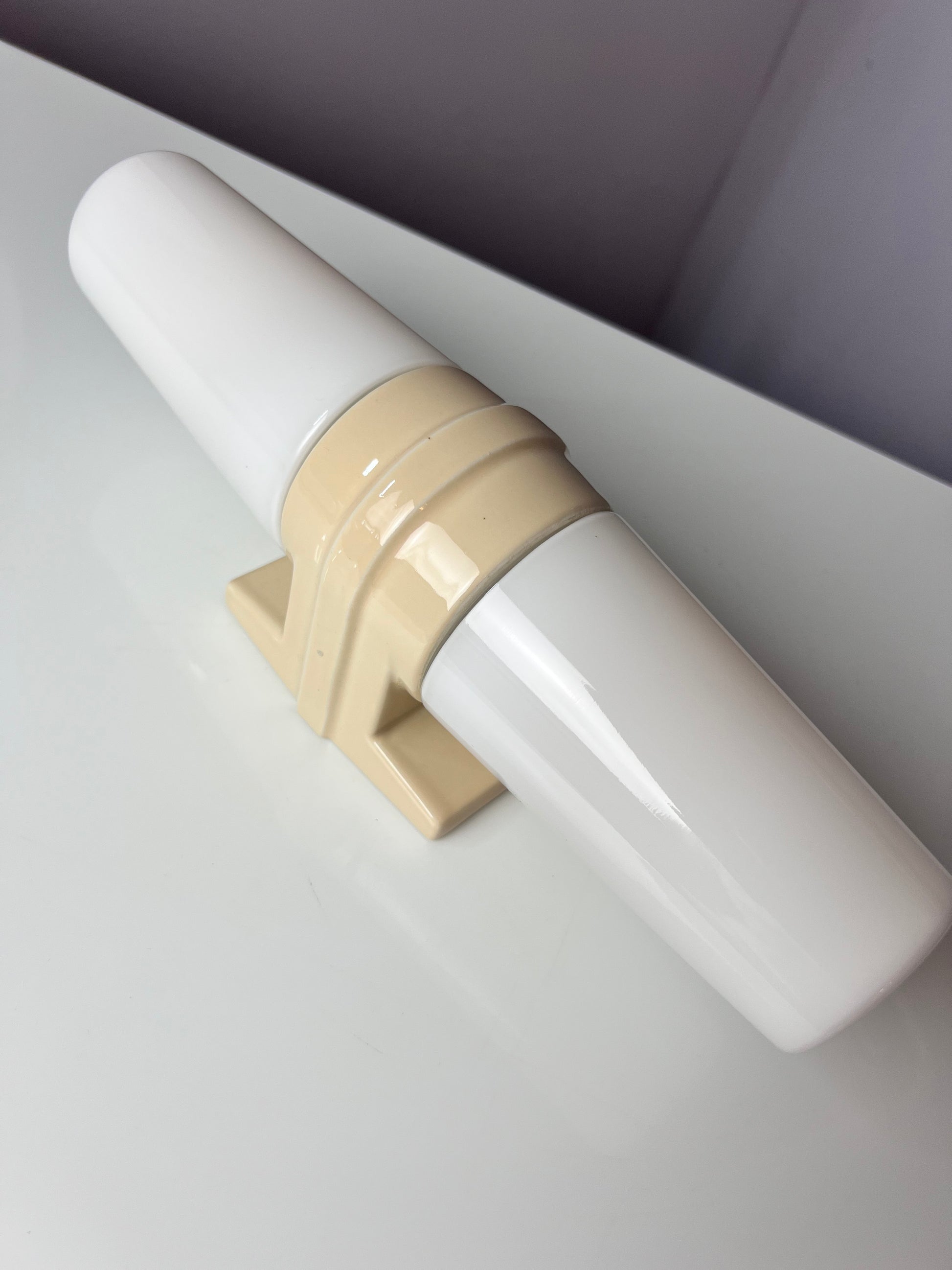 Wandlampe cremebeige von Sigvard Bernadotte für Ifö