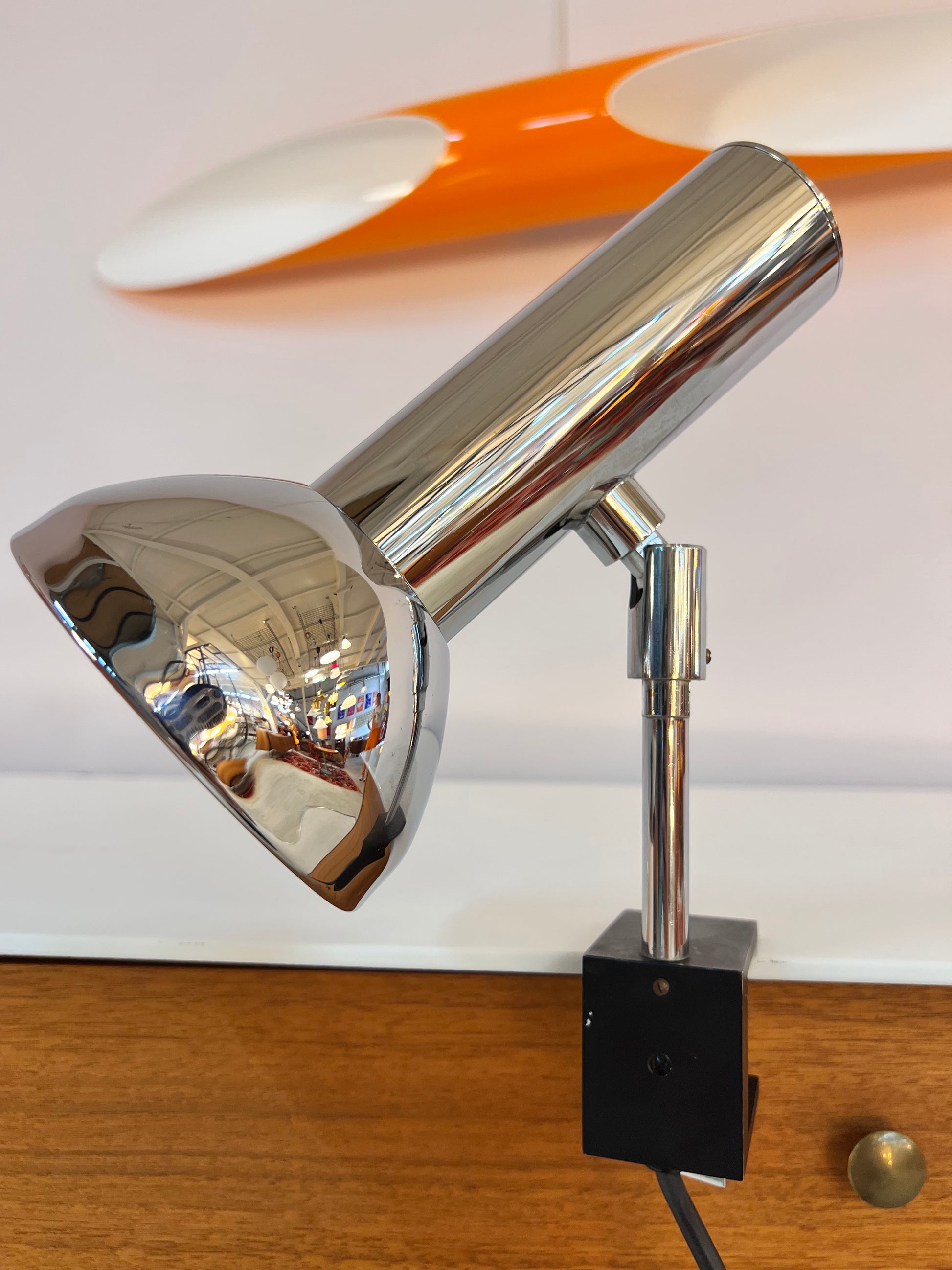 Klemmlampe Chrom von Cosack