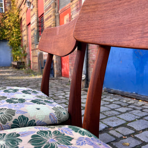 Set: 2x Esszimmerstuhl floral Teak von Farstrup