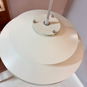 Lamellenlampe weiß