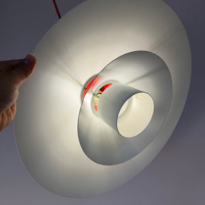 Lamellenlampe Trapez von Christian Hvidt für Nordisk Solar