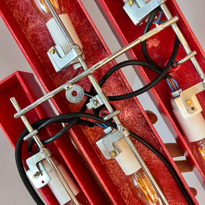 Wandlampe rot von Uwe Mersch