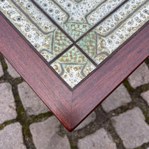 Beistelltisch Fliesen Palisander aus Dänemark von Kvalitet, Form & Funktion