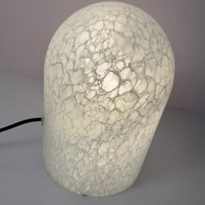 Tischlampe weiß Glas von Peill & Putzler