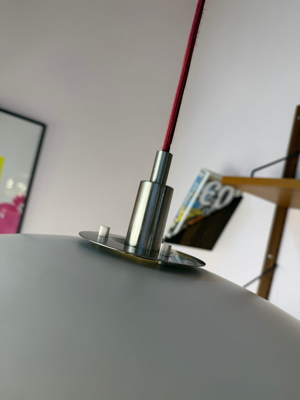 Lamellenlampe cremeweiß aus Dänemark