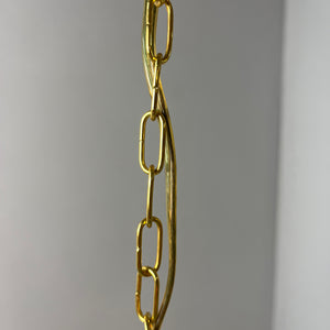 Kleine Hängelampe Gold mit Kristallen Dänemark