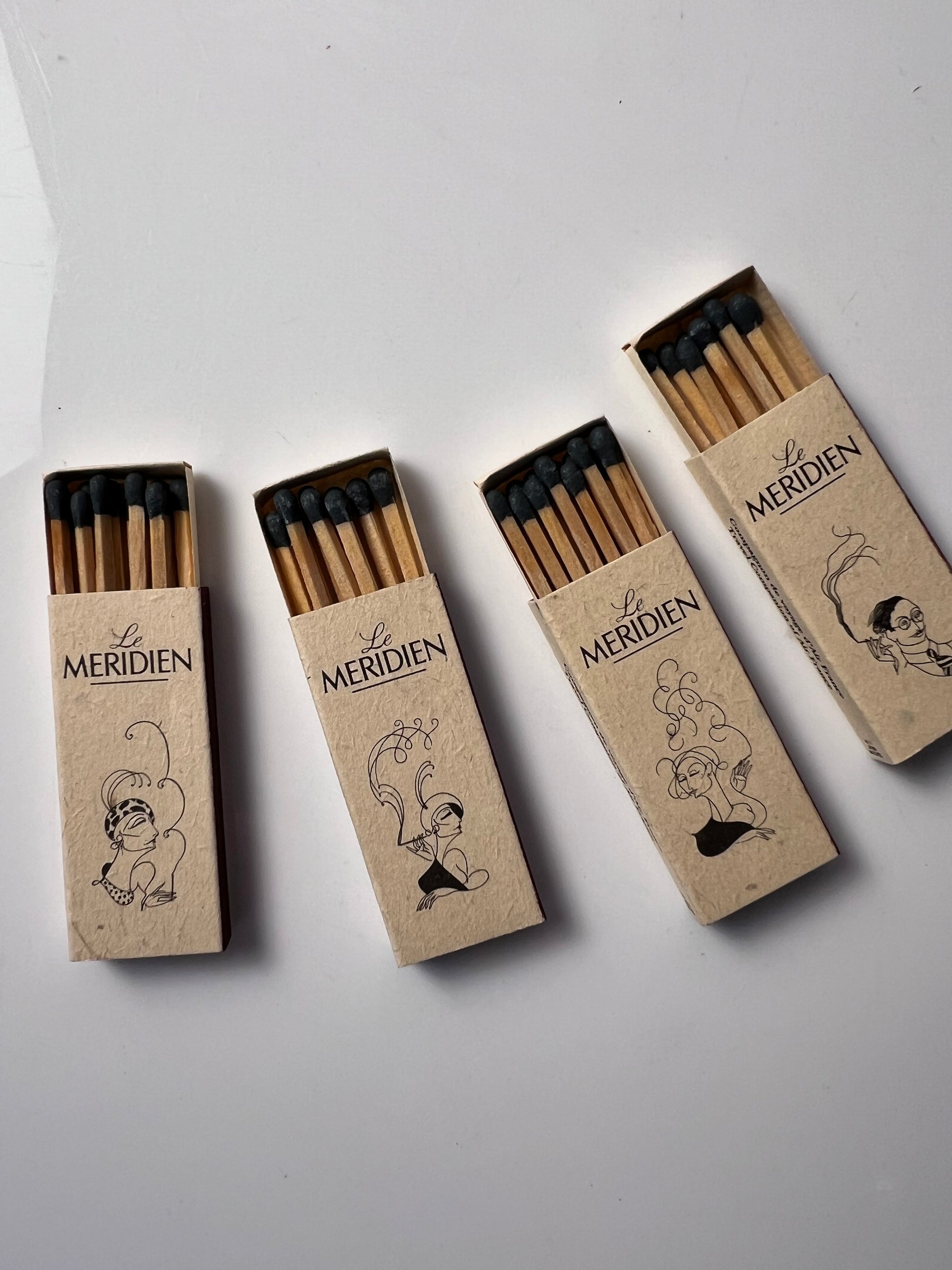 Set: Vintage Streichhölzer Le Meridien