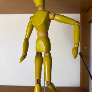 Mannequin Modellfigur gelb aus Dänemark
