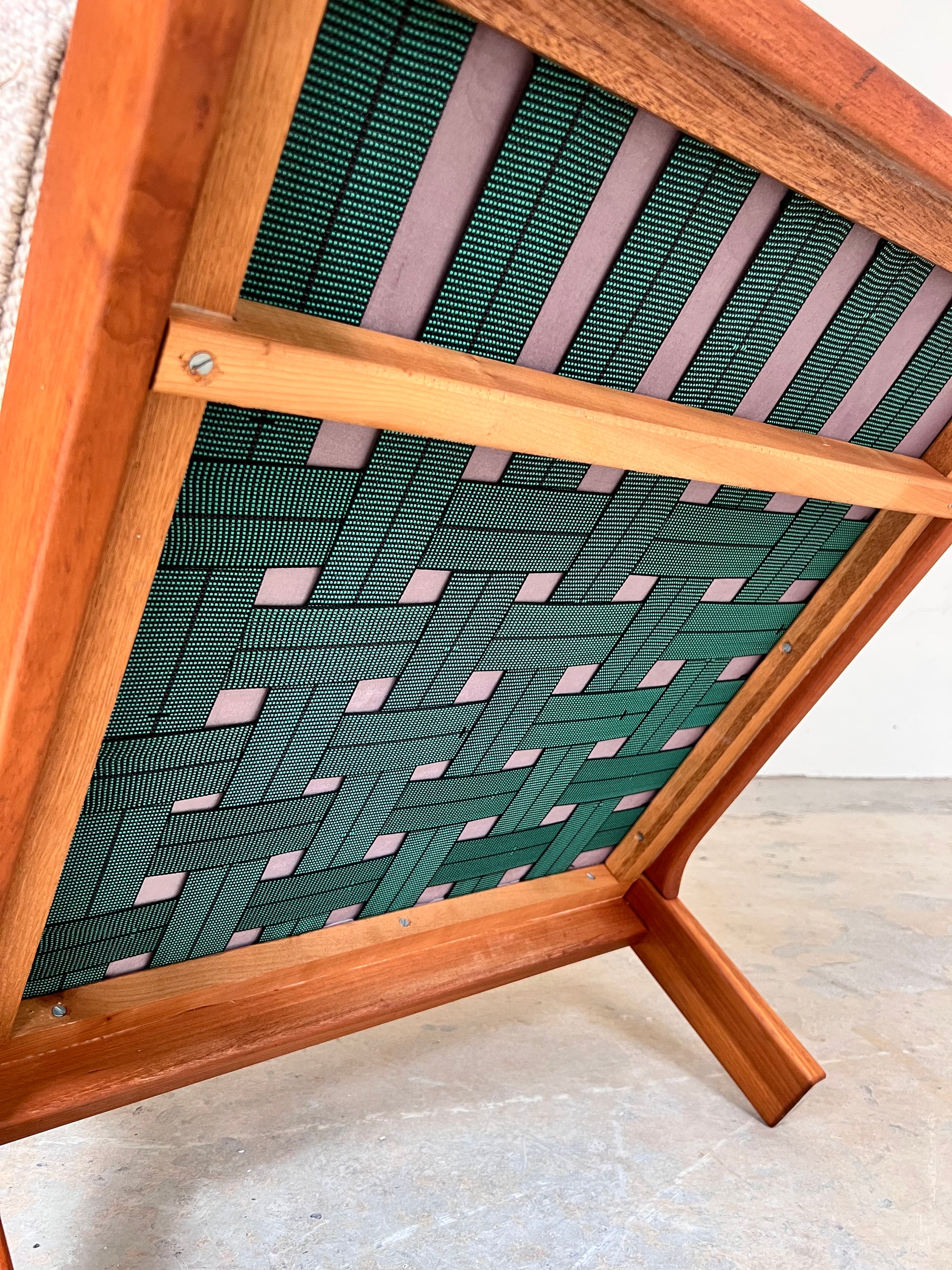 Sessel Teak & Wolle aus Dänemark