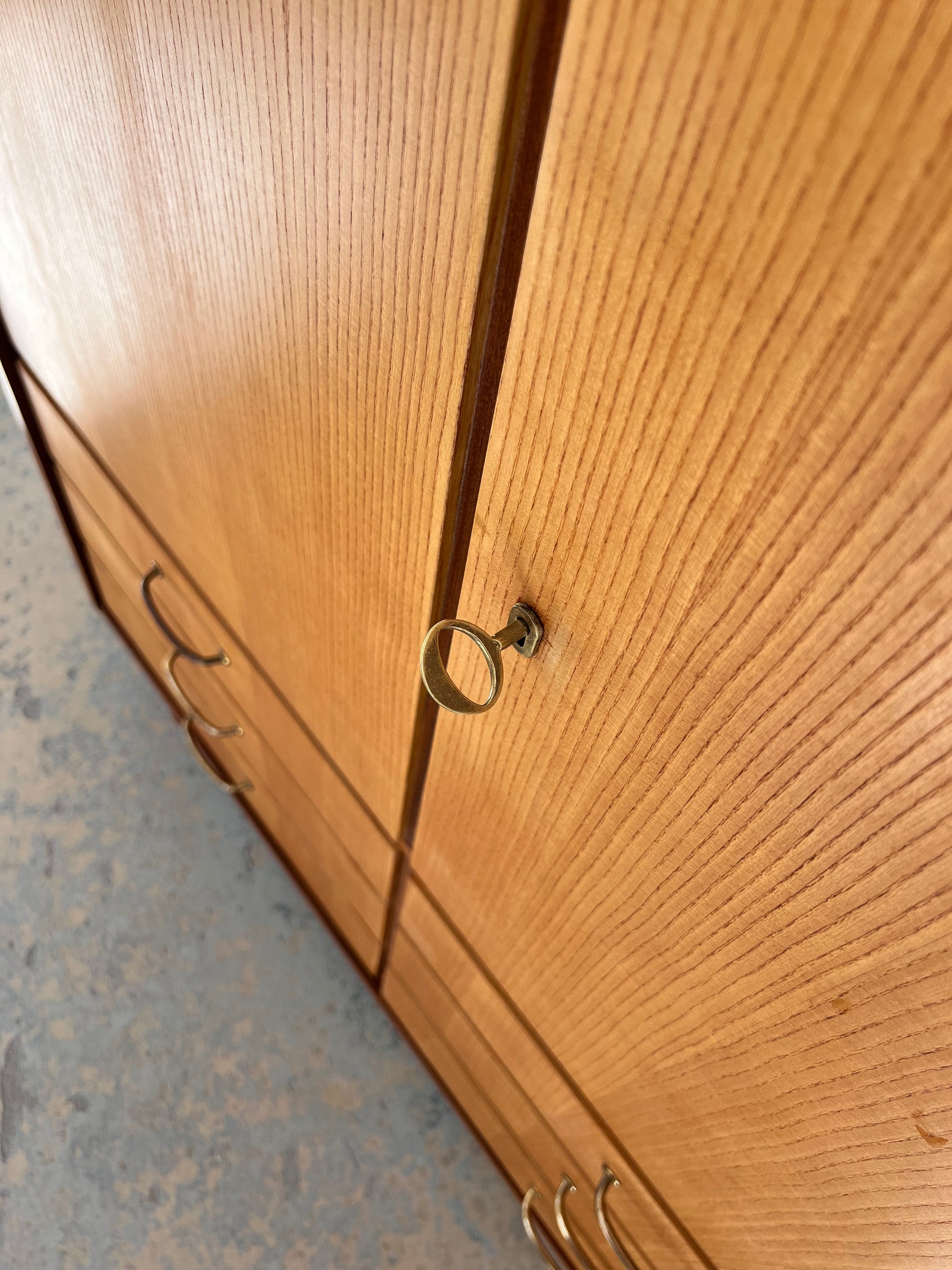 Wäscheschrank Modell Herrenkommode von Gebr. Lübke