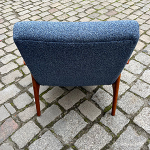 Sessel blau Teak aus Dänemark