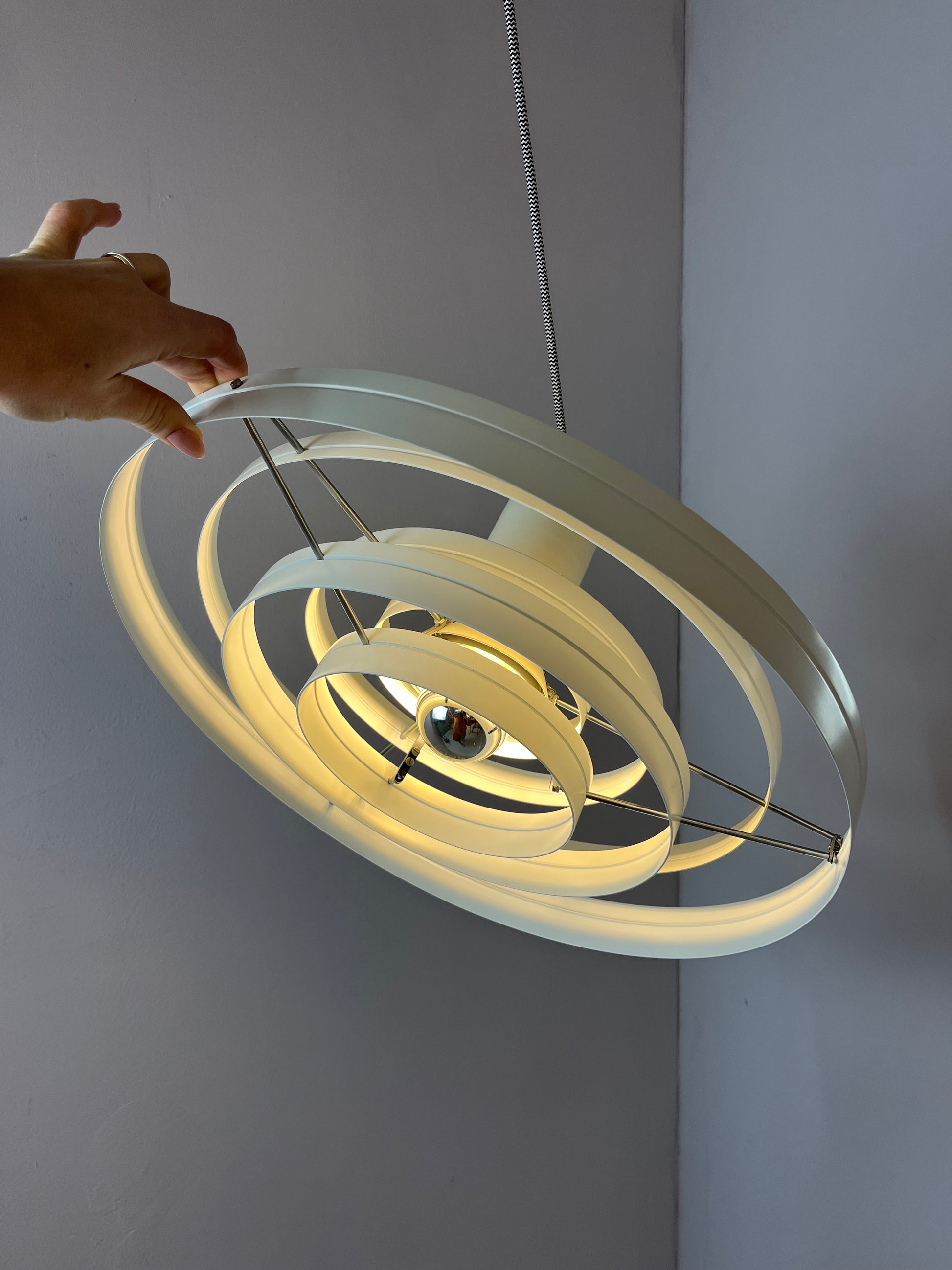 Hängelampe Fibonacci weiß von Sophus Frandsen für Fog & Mørup