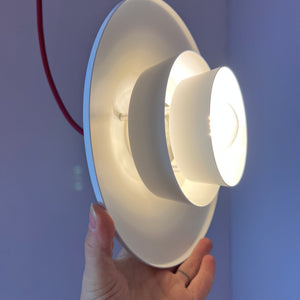 Lamellenlampe weiß