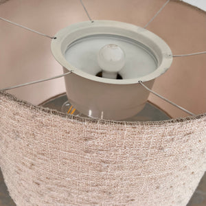 Stehlampe Chrom mit Stoff-Schirm von STAFF