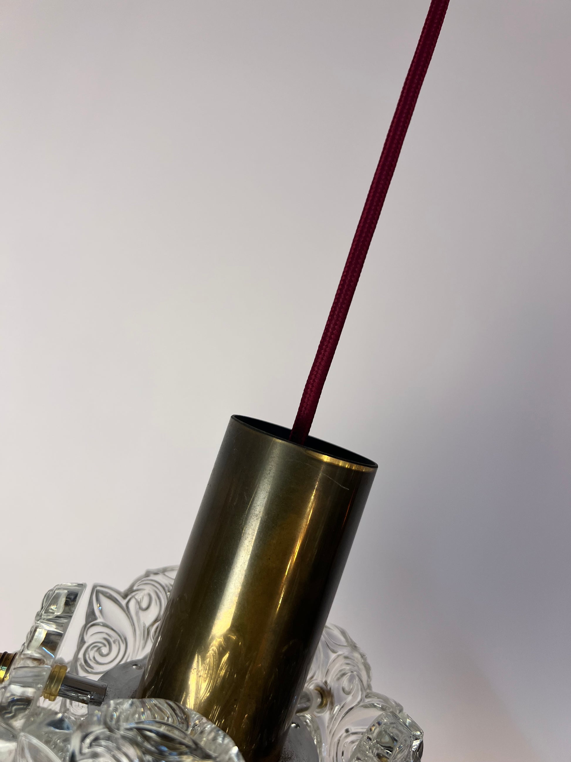 Hängelampe Kristallglas von Kinkeldey