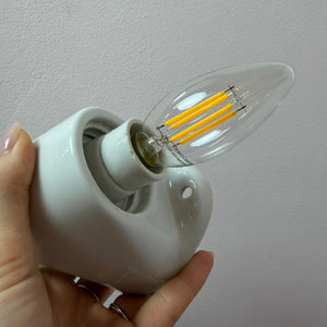 Wandlampe Modell 6068 weiß von Wilhelm Wagenfeld für Lindner