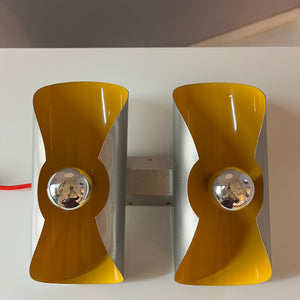 Wandlampe gelb silber von Massive