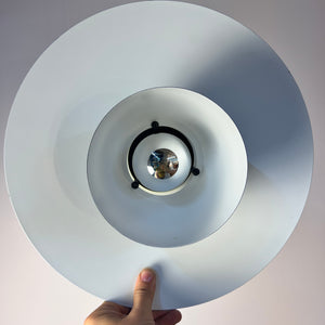 Lamellenlampe teils neu lackiert grün schwarz aus Dänemark