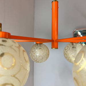 Kronleuchter orange creme