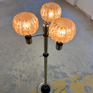 Stehlampe Chrom 70er