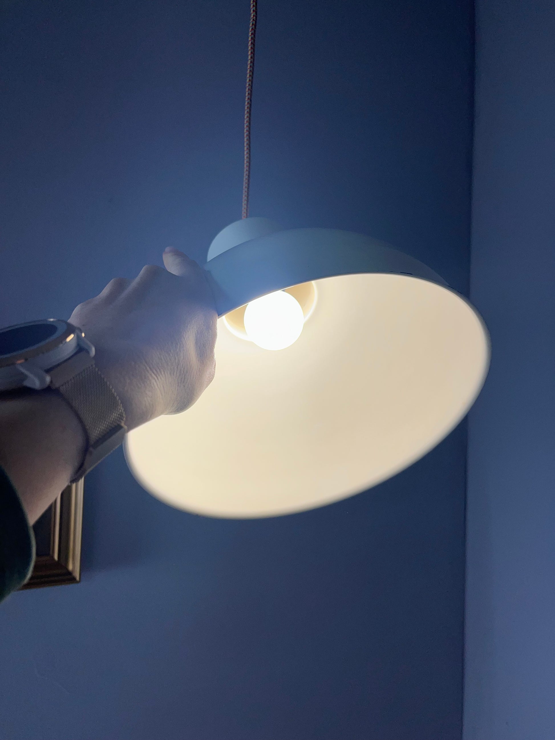 Hängelampe Bunker weiß von Jo Hammerborg für Fog & Mørup