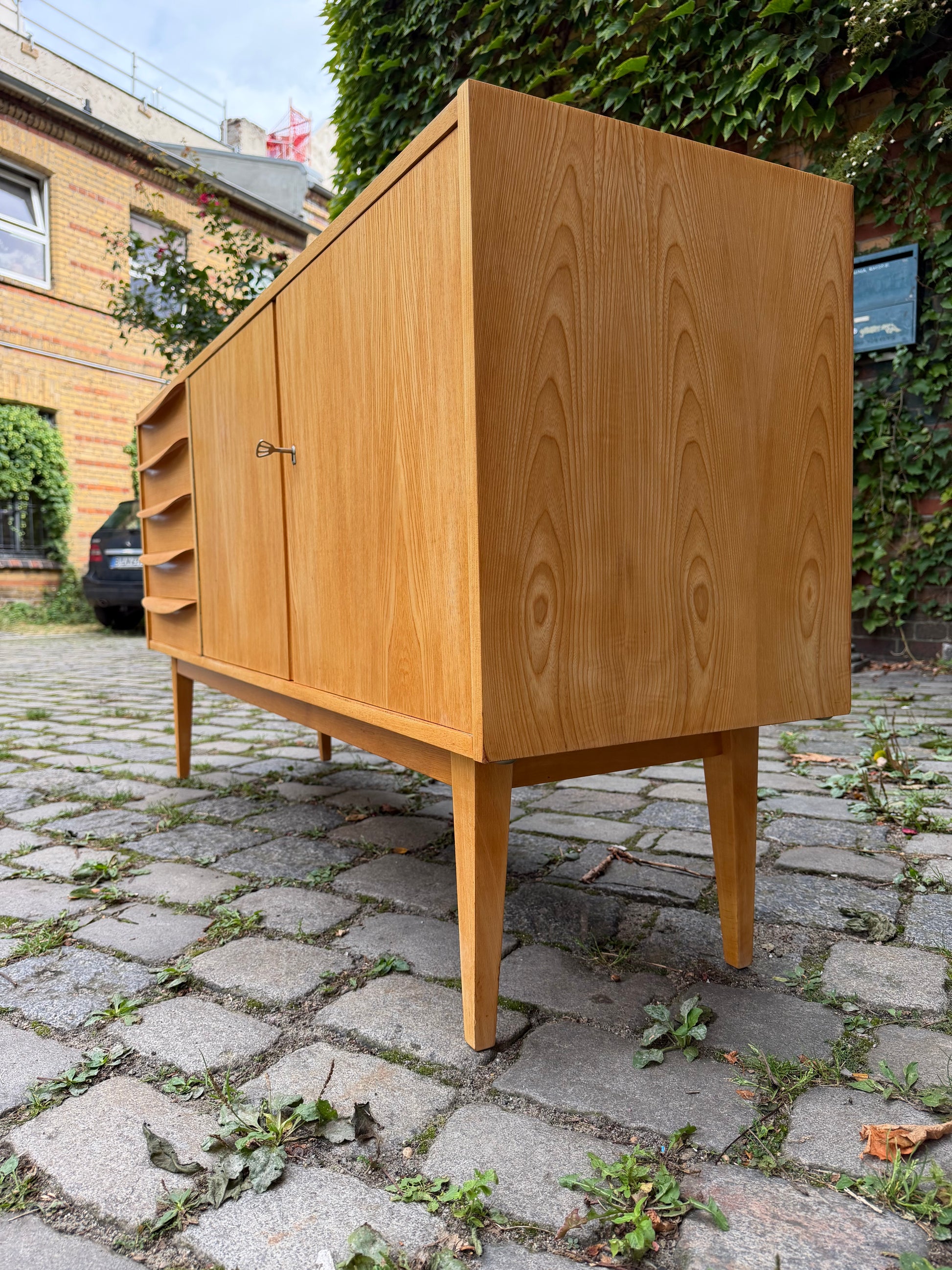 Sideboard Typ 602/K Esche von Franz Ehrlich für Hellerau