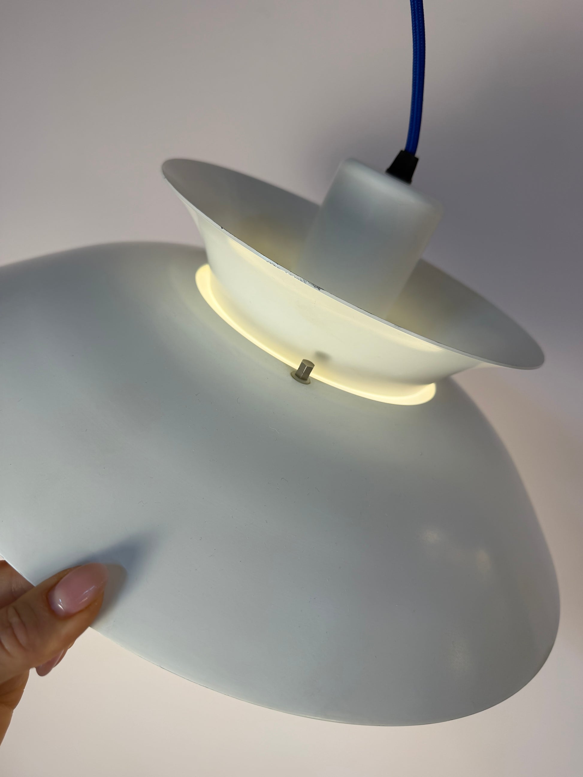 Lamellenlampe weiß aus Dänemark