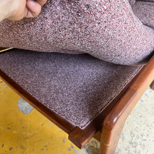 Set: Sofa mit Hocker mauve von Yngve Ekström für Swedese