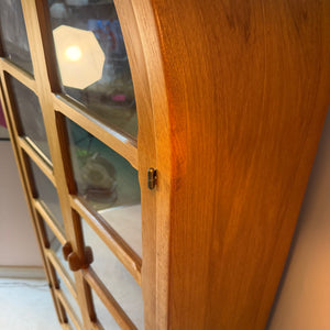 Rundbogen Vitrine Teak von Dyrlund