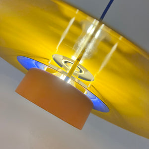 Lamellenlampe neu lackiert, Dänemark