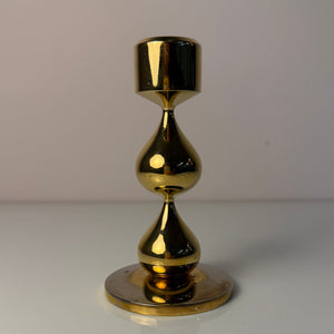 Kerzenständer 24 Karat vergoldet von Hugo Asmussen für Asmussen Design